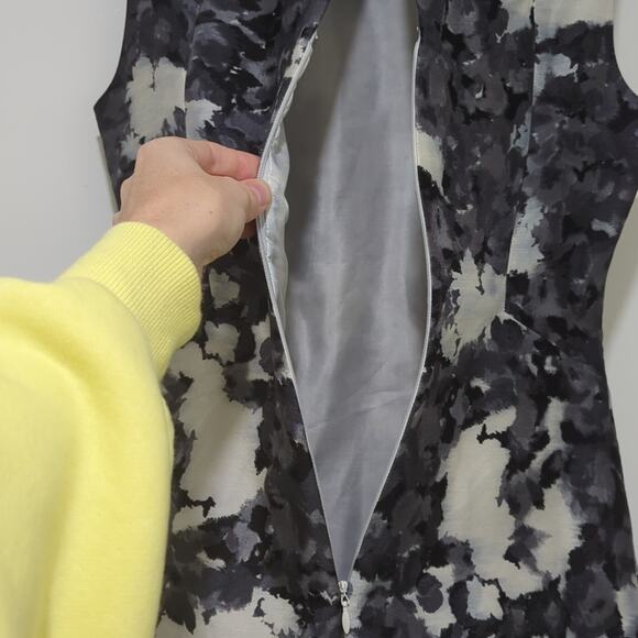 Kate Spade Leena Floral Shift Dress Women's 4 Silk Sleeveless Formal Cocktail - Picture 6 of 9